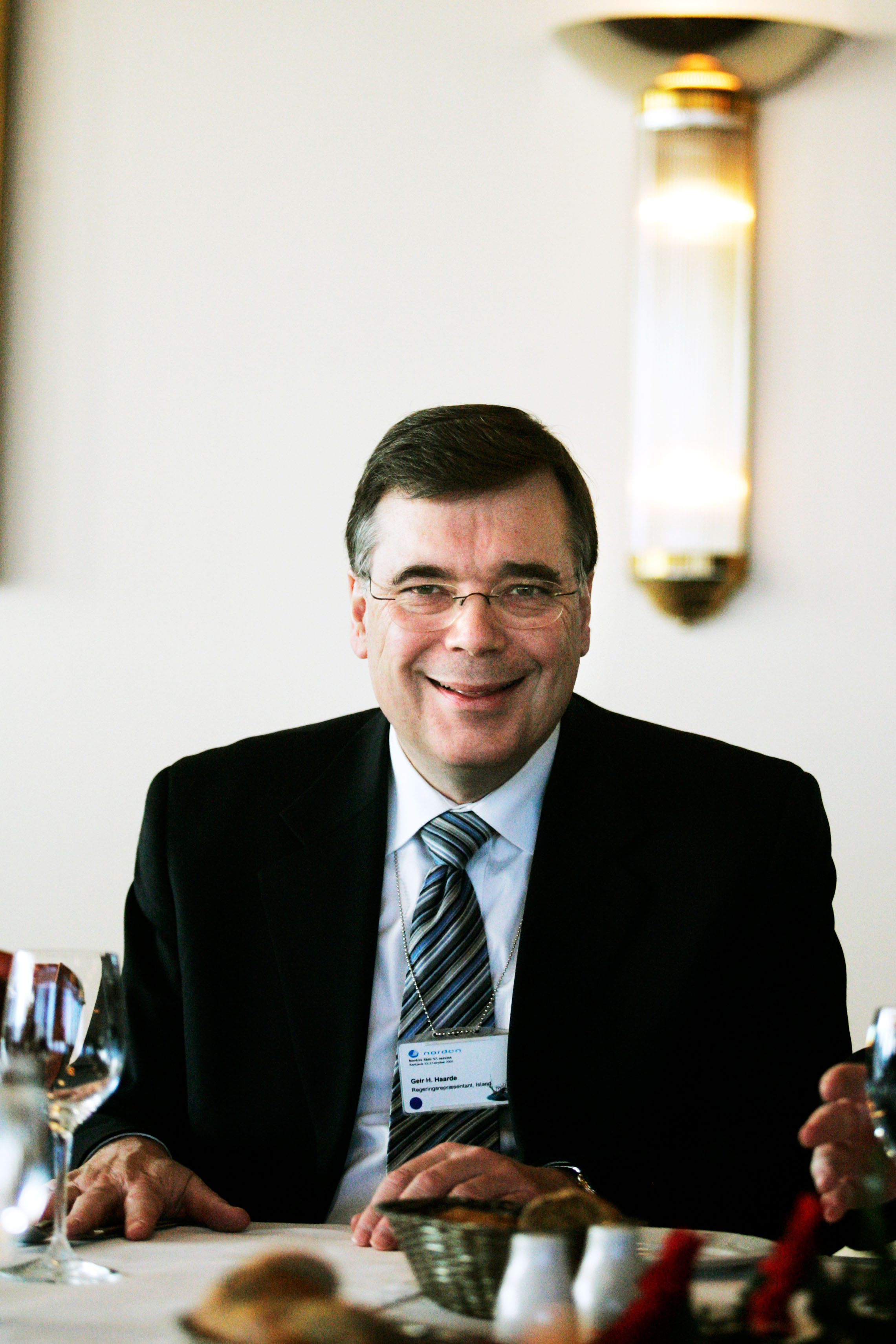 Geir H. Haarde Islands utrikesminister