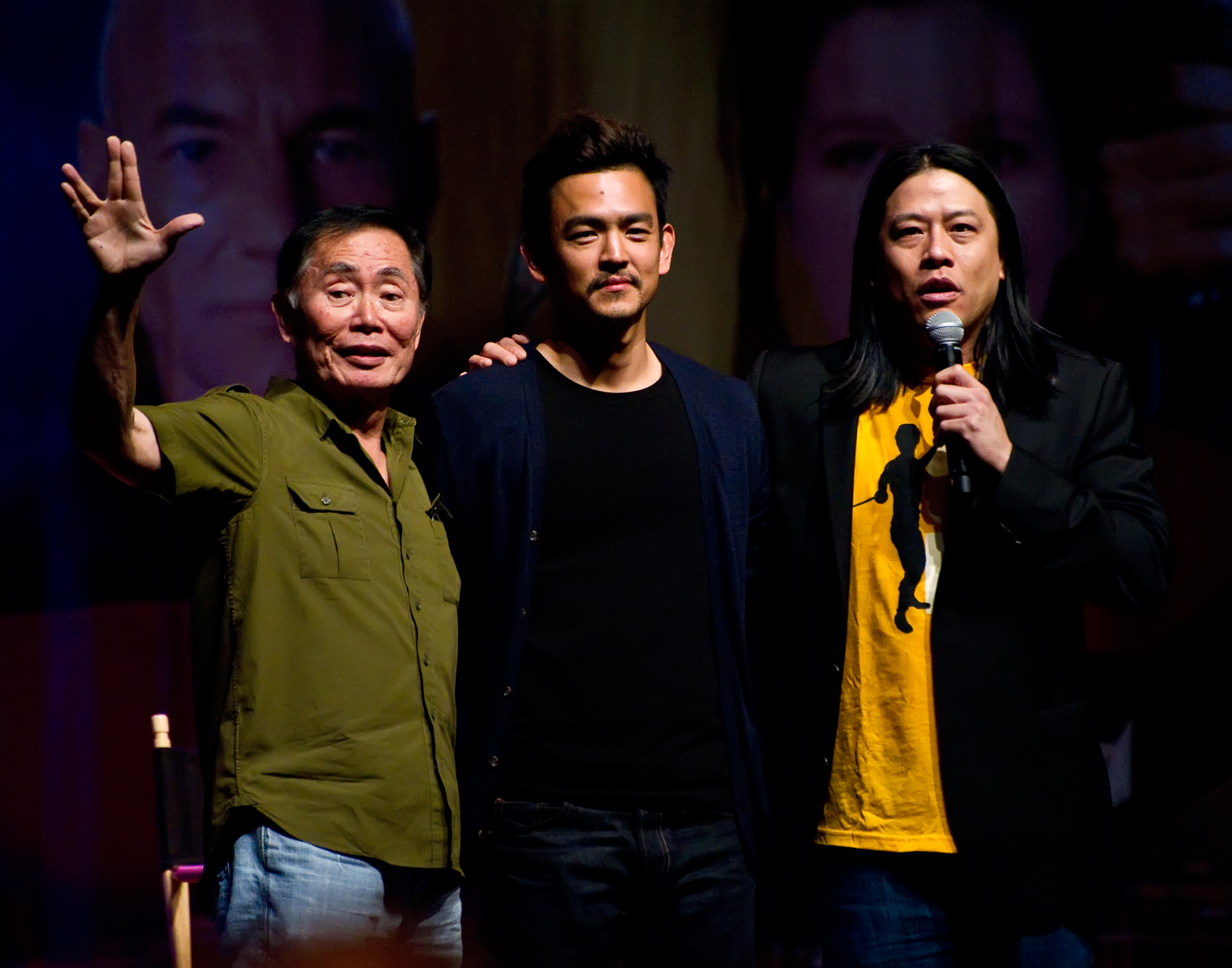 George Takei, John Cho and Garrett Wang