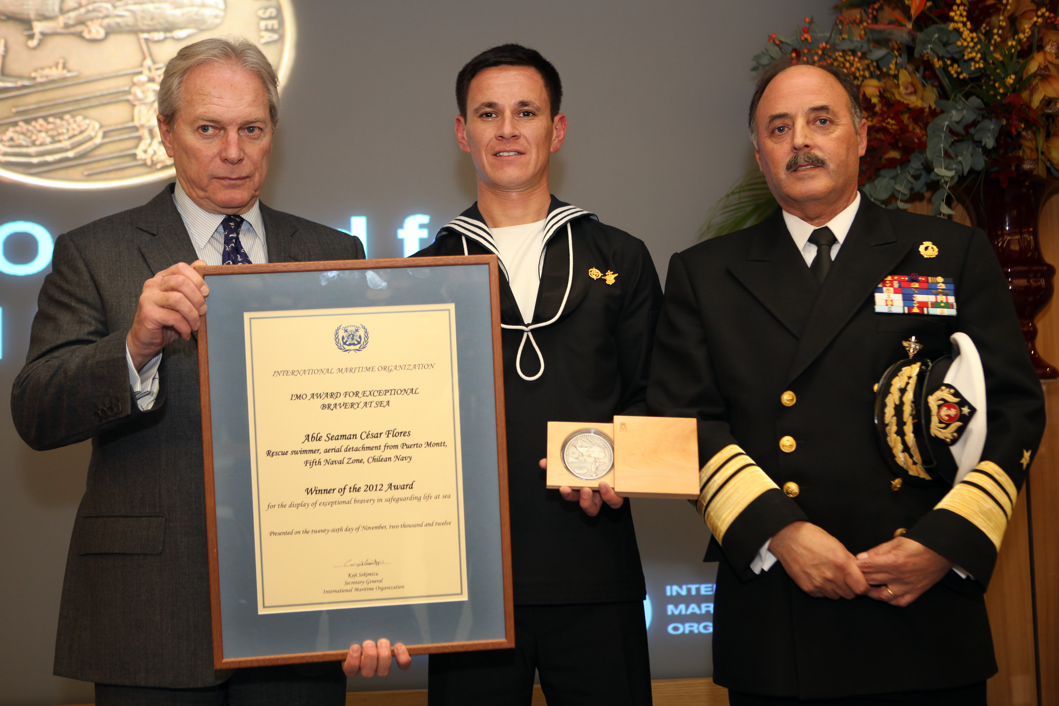 IMO Bravery Award 2012