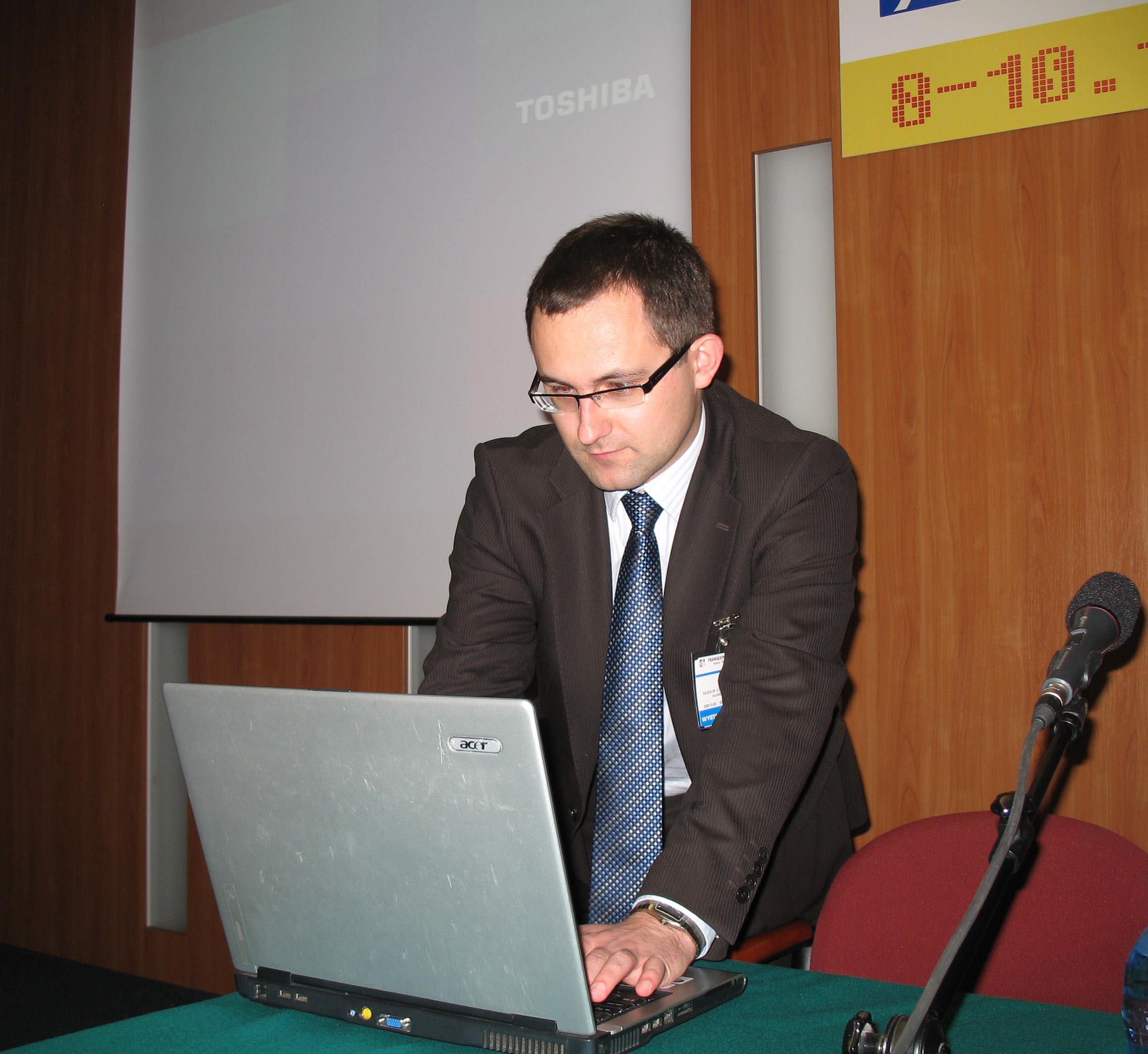 Jakub Śliżak na Transexpo 2008
