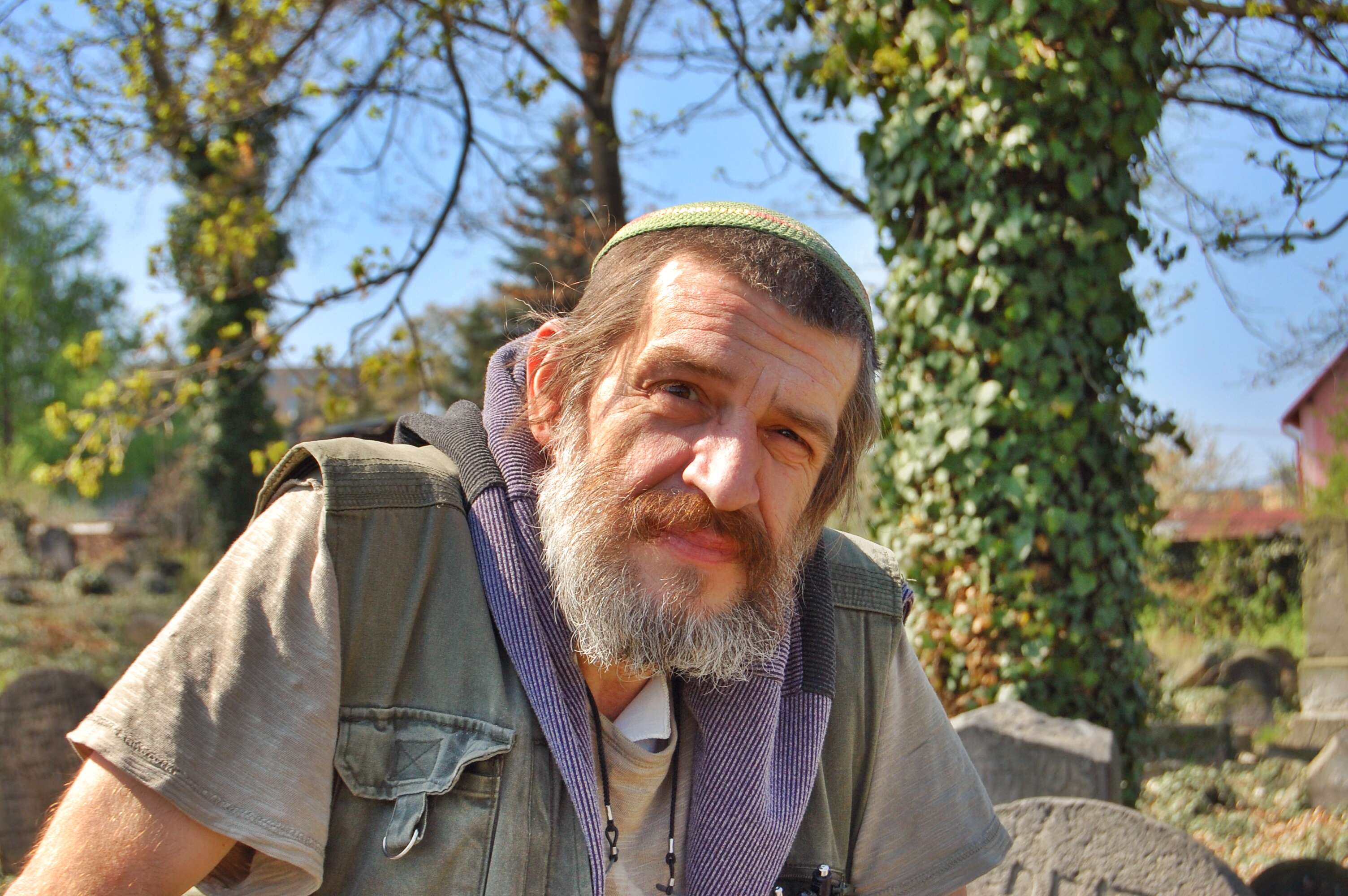 Jaroslav Achab Haidler, Jewish cemetery in Sobědruhy 02