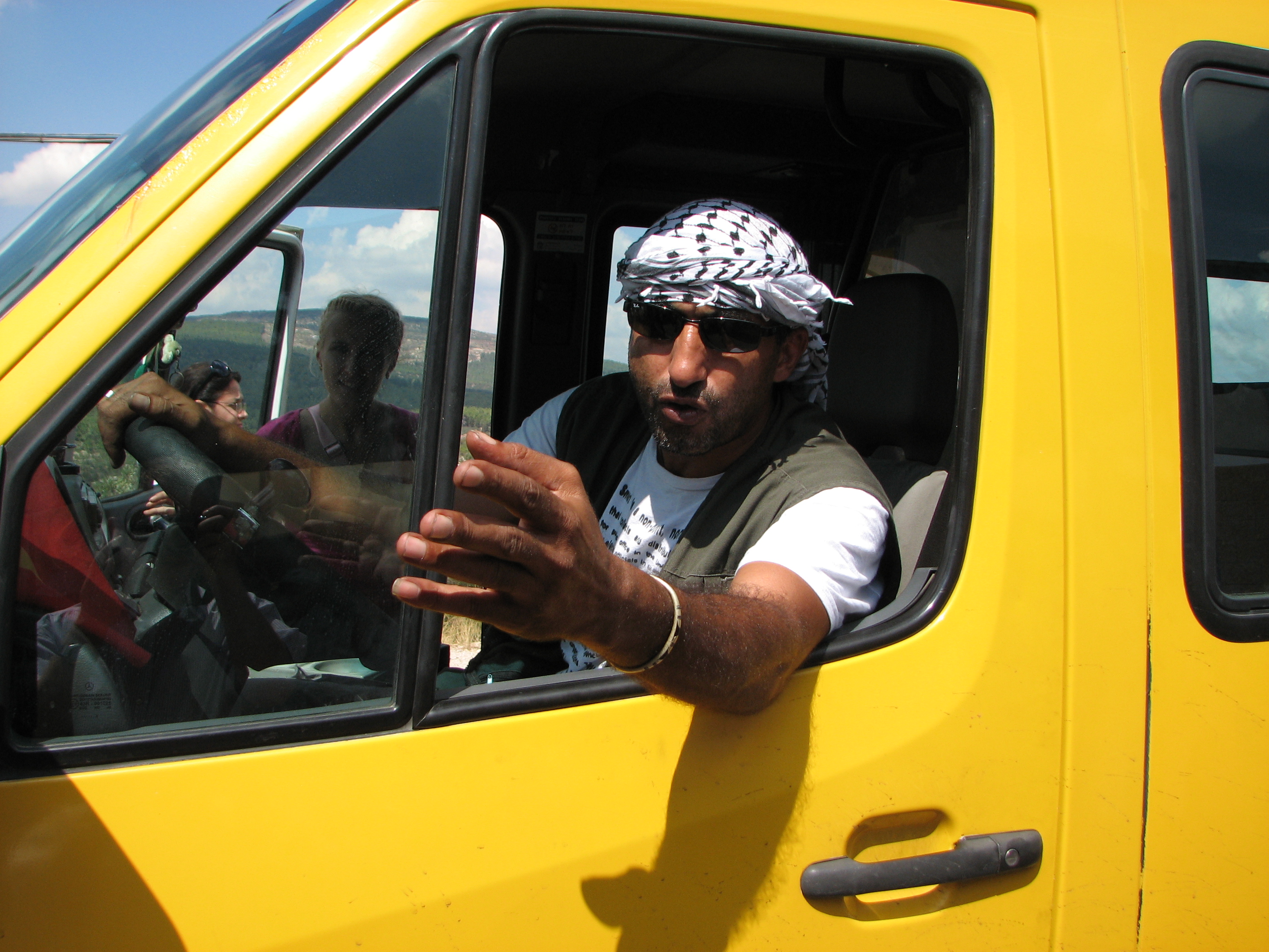 A man - driver in Israel