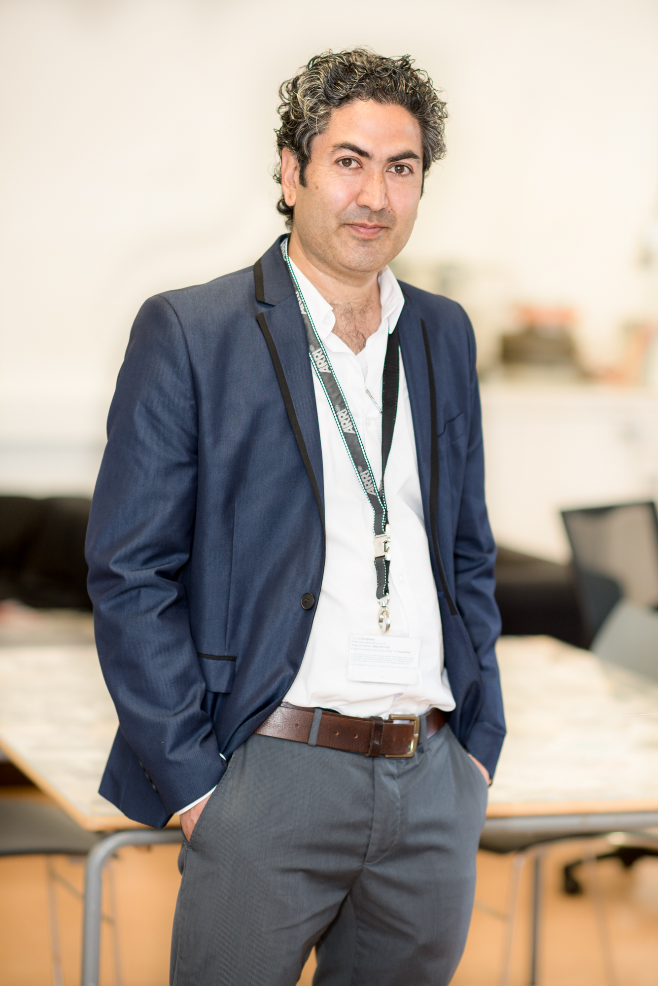 Kaz Rahman at Plymouth College of Art in 2016