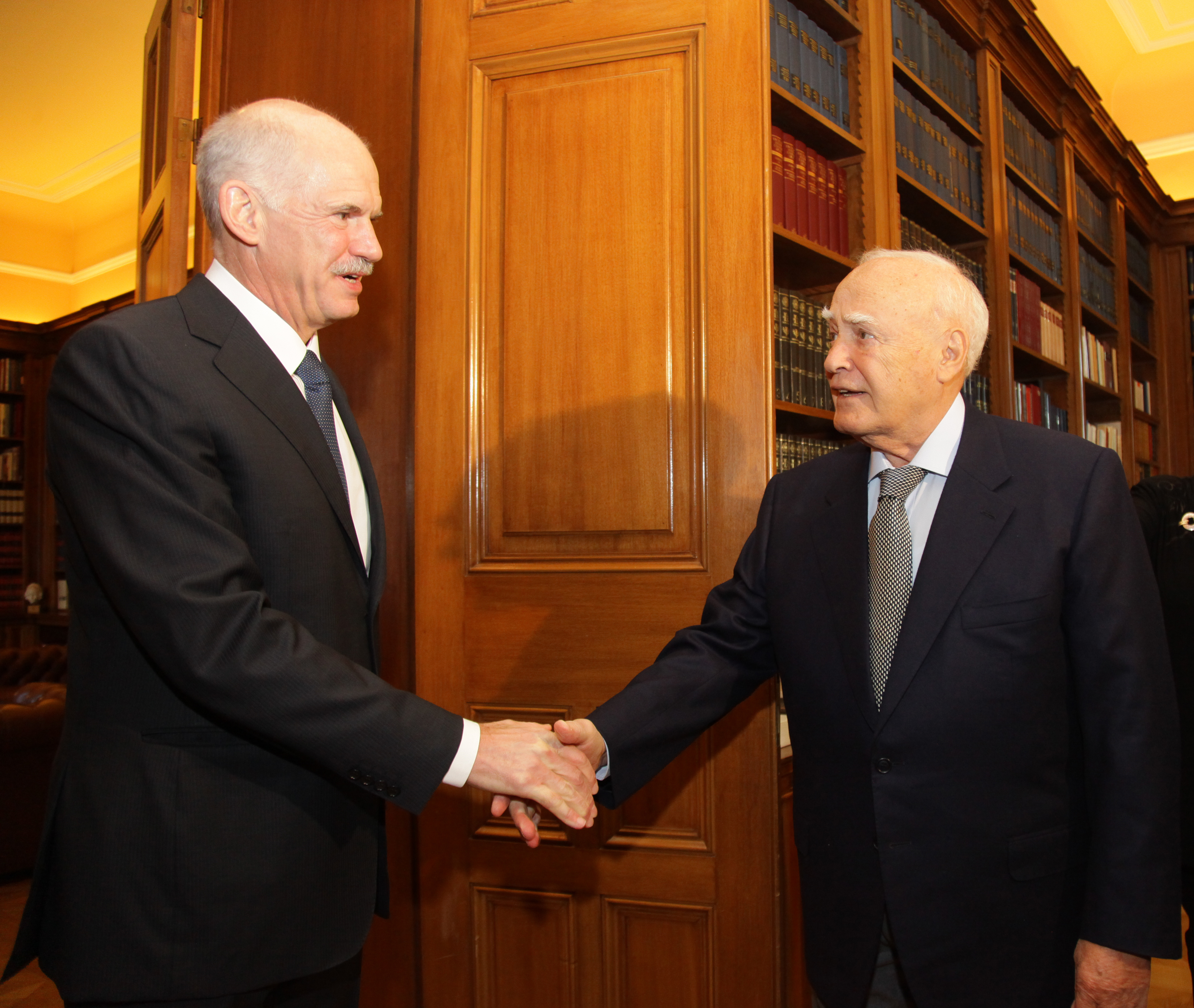 Meeting Papoulias, Papandreou - 5 November 2011 (4)