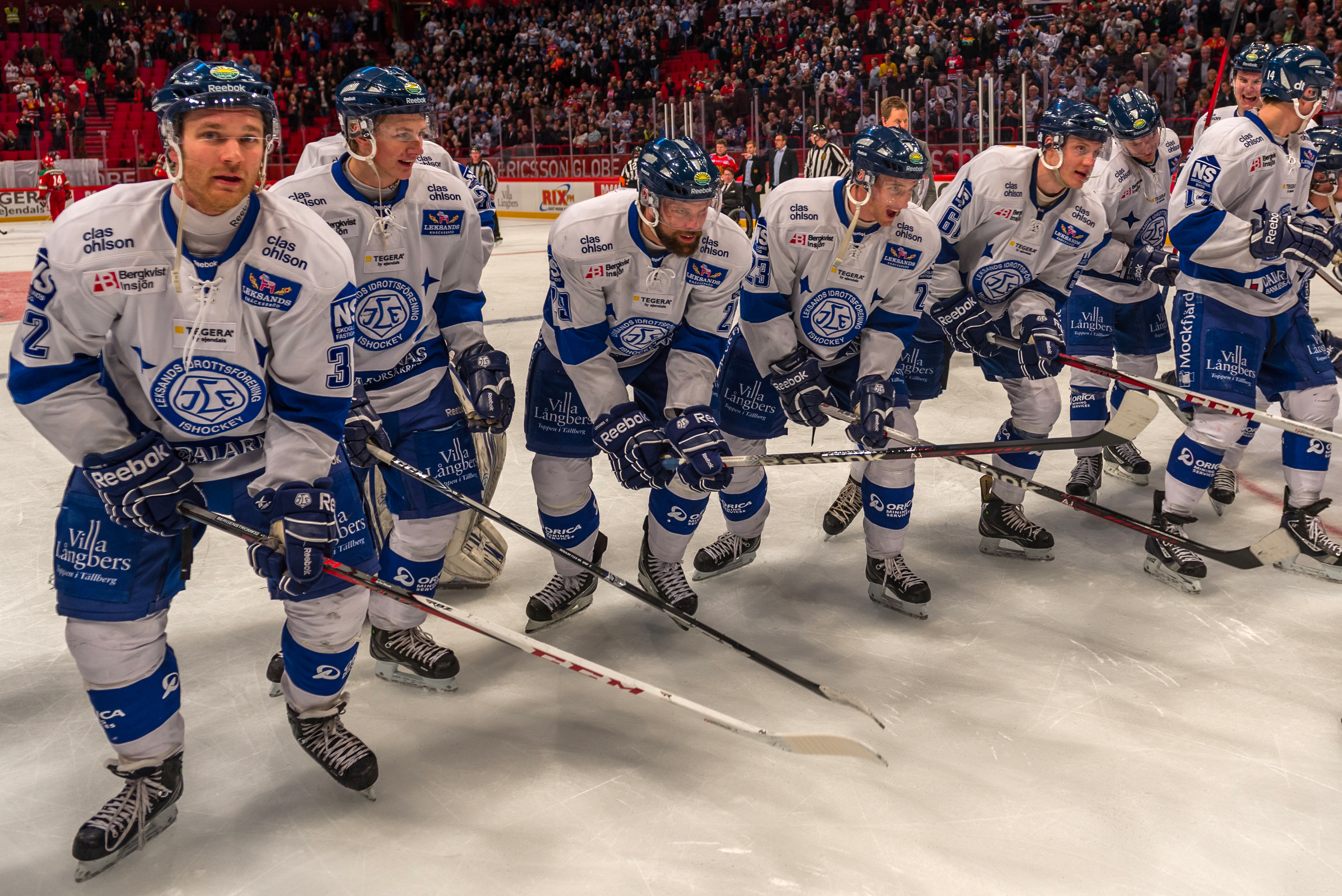 Mora IK vs Leksand in Stockholm 2013-01-05 05