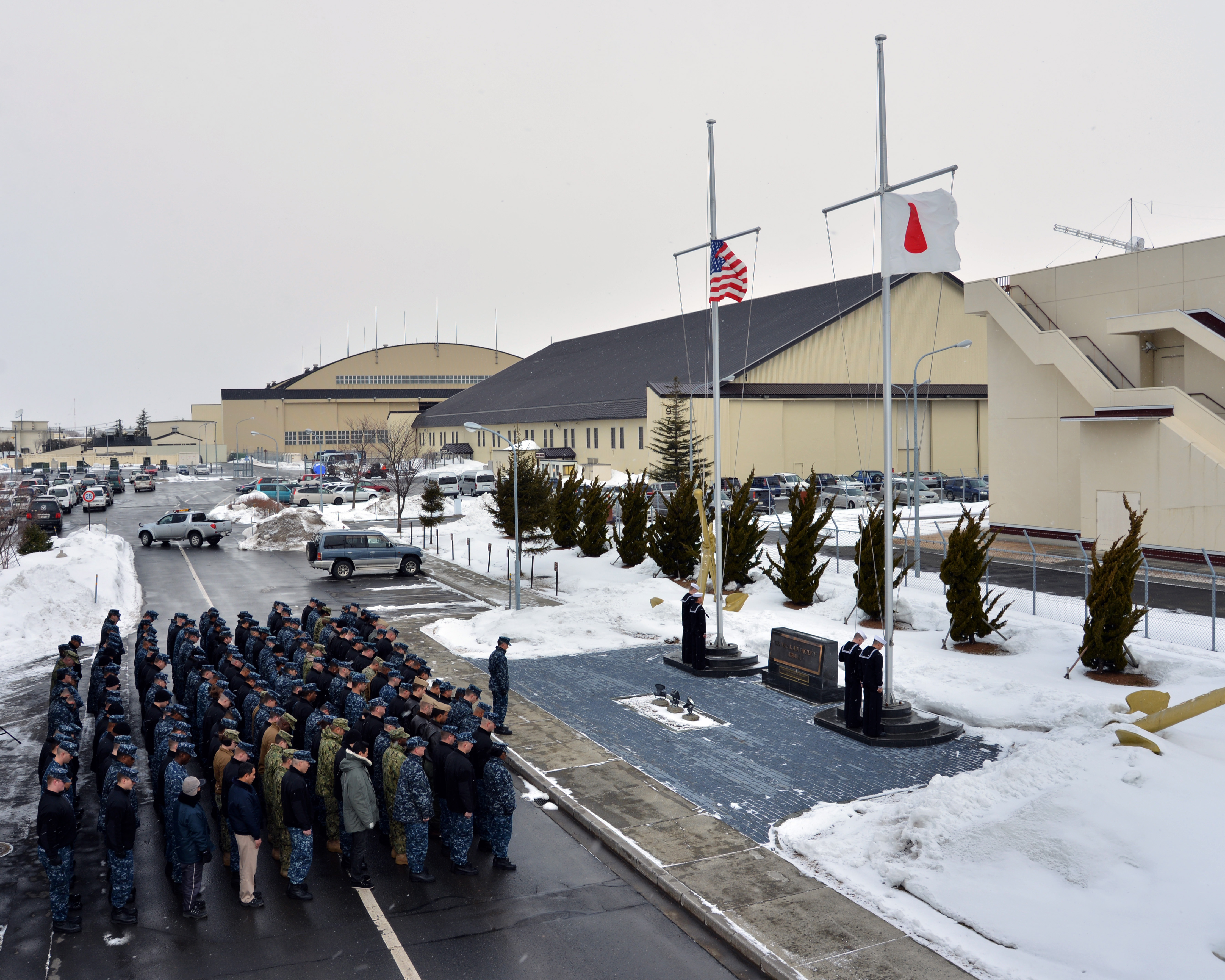 Naval Air Facility Misawa remember the Great East Japan Earthquake. (13106303255)