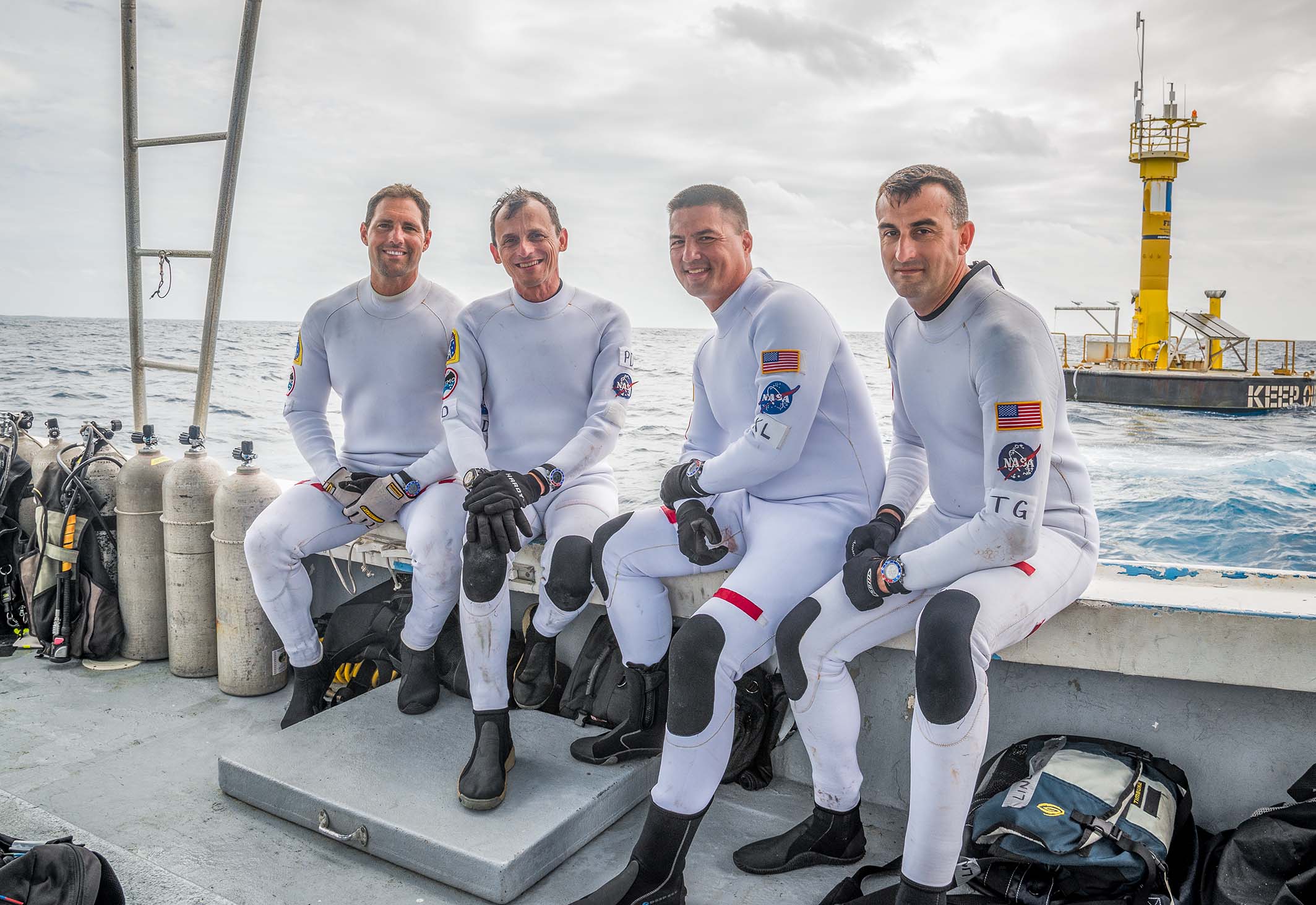 NEEMO 22 Aquanaut Crew prior the mission