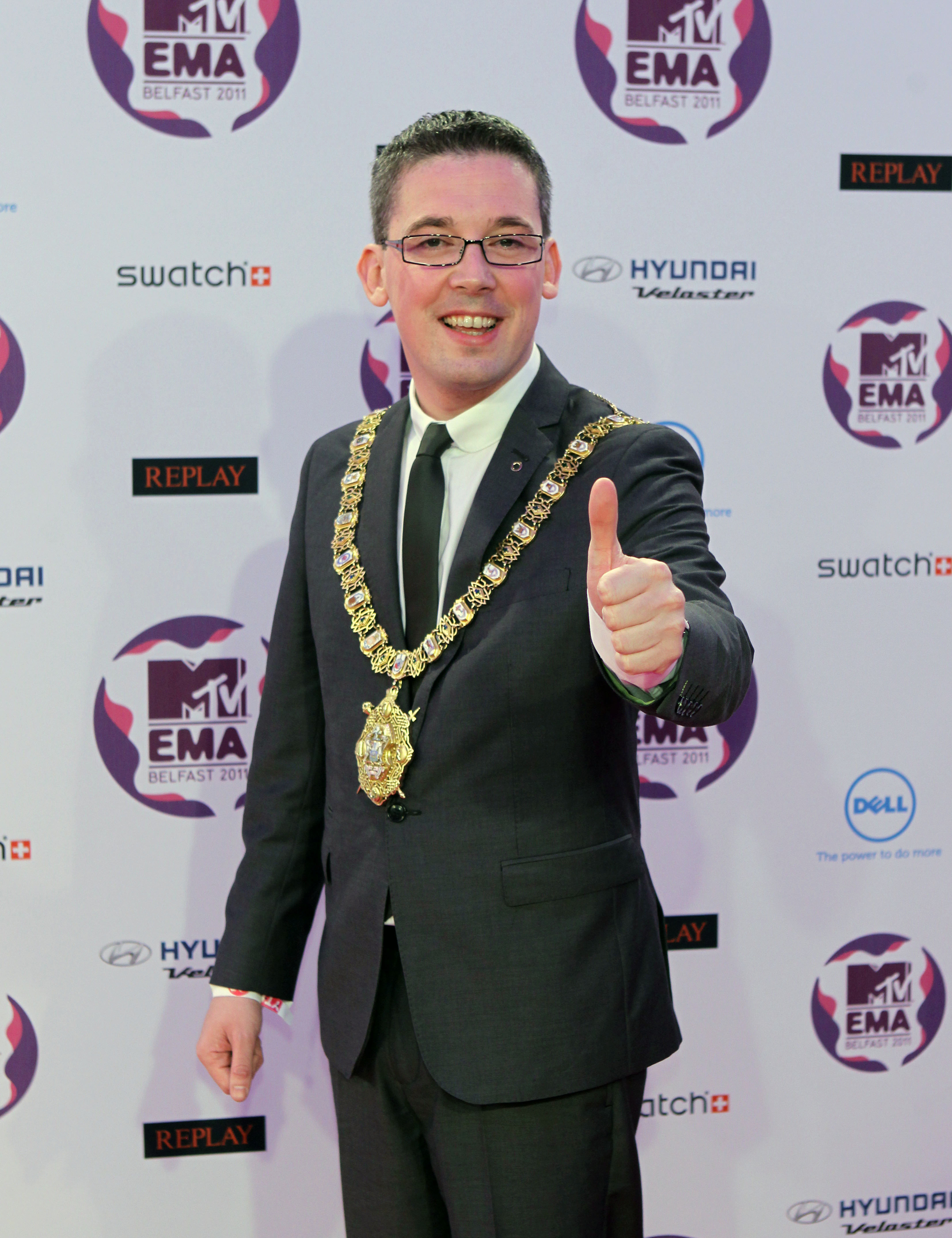 Niall Ó Donnghaile at 2011 MTV Europe Music Awards