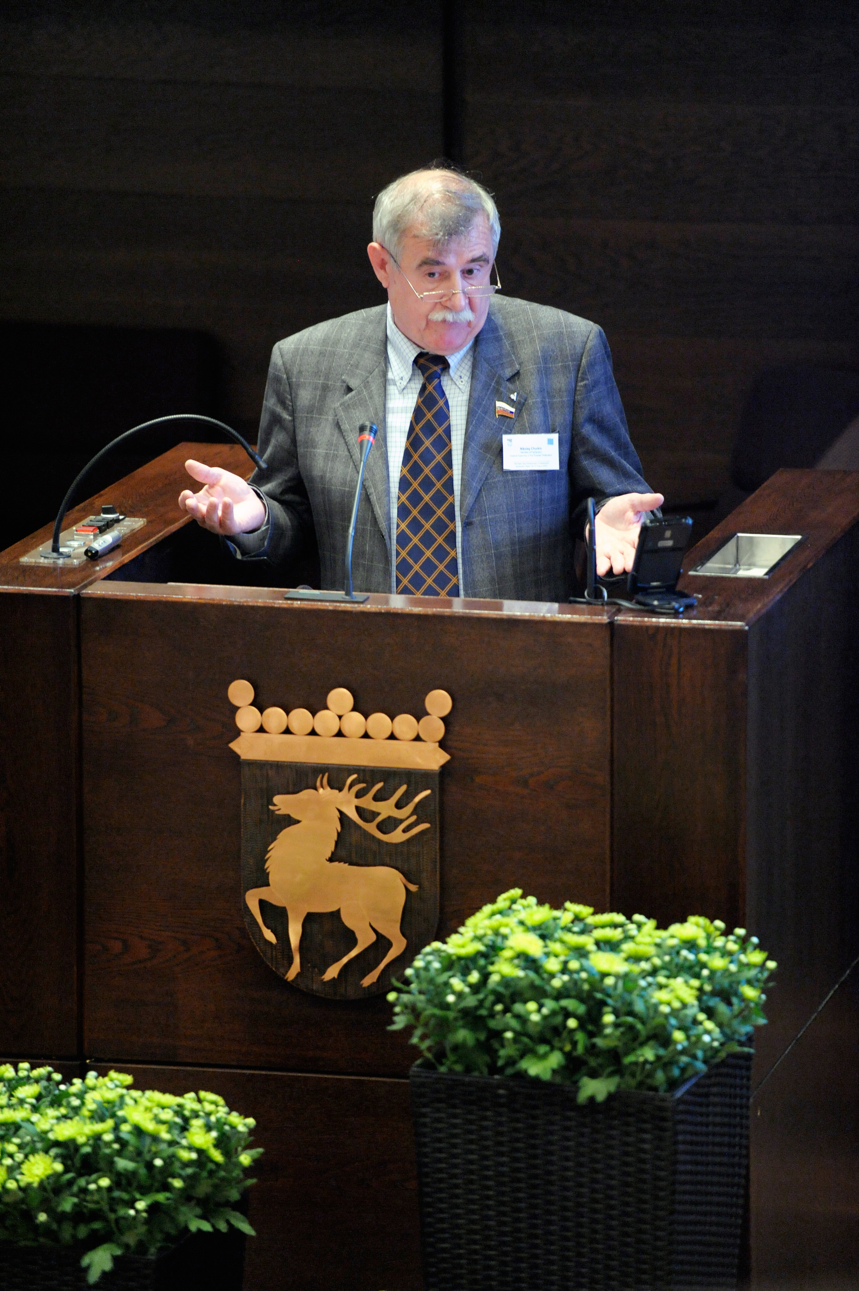 Nikolay Churkin MP Ryssland. BSPC 19 Mariehamn aland 2010