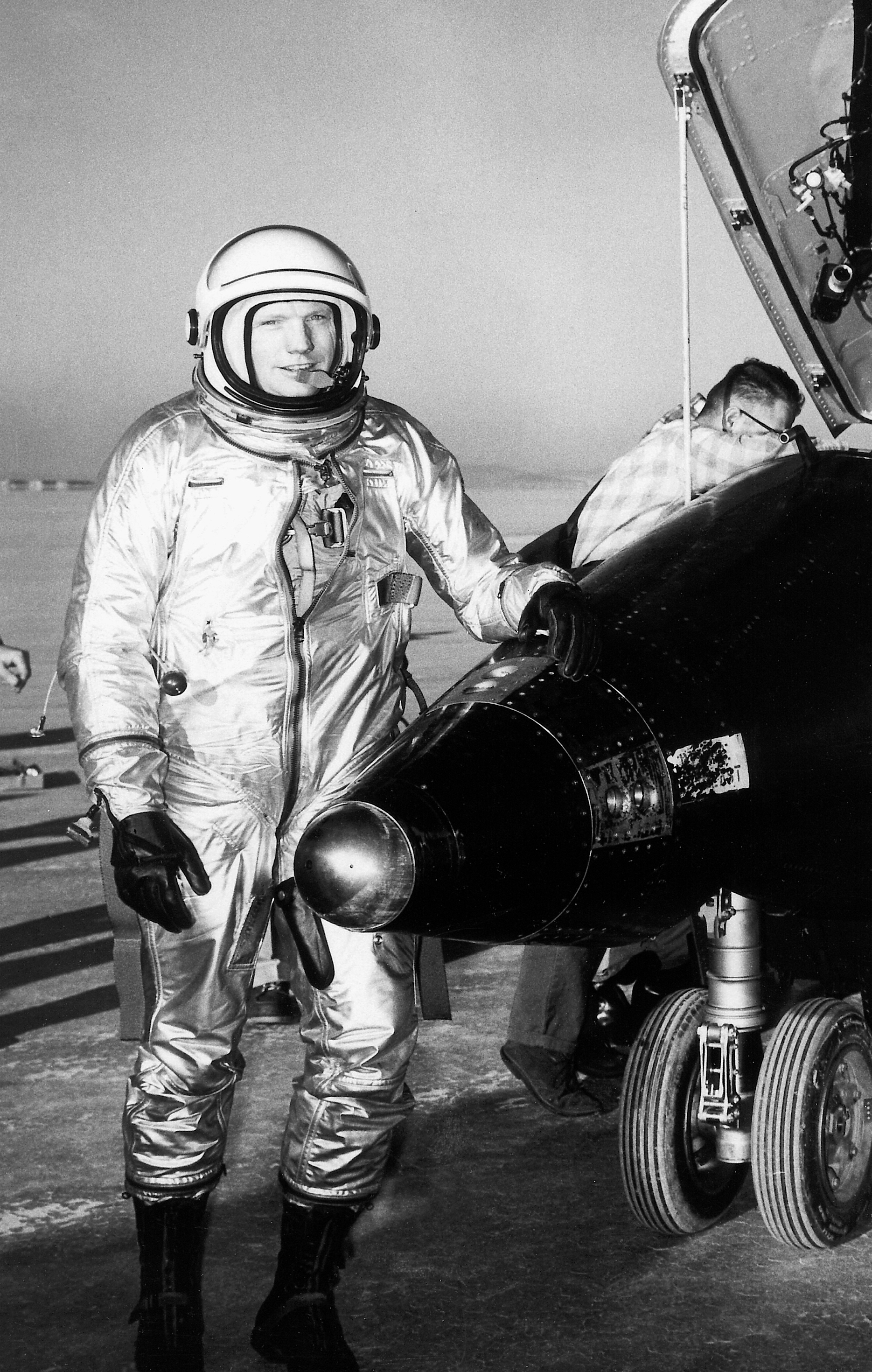 Pilot Neil Armstrong with X-15 -1 (9458061153)