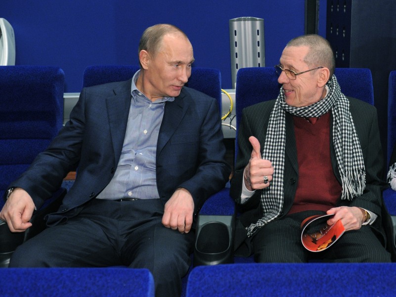 2011-11-21 Владимир Путин, Валерий Золотухин