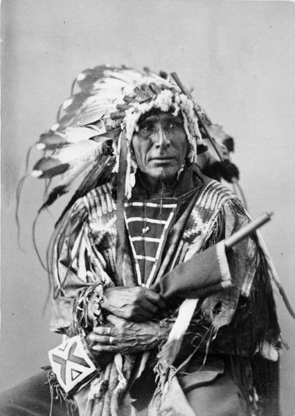 Afraid Of The Bear-Ma-To-Ko-Kepa. Cut Head, Sioux, 1872 - NARA - 519024
