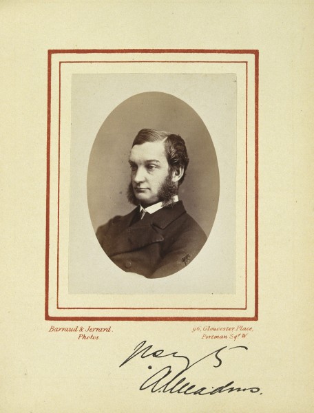 Alfred Meadows. Photograph by Barraud & Jerrard, 1873. Wellcome V0028383