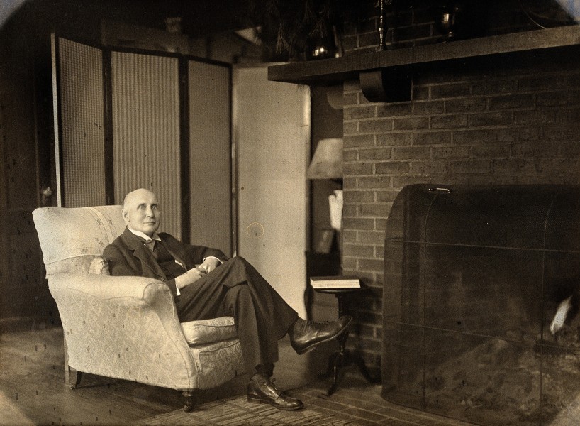 Alfred North Whitehead. Photograph. Wellcome V0027330