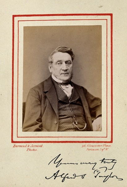 Alfred Swaine Taylor. Photograph by Barraud & Jerrard, 1873. Wellcome V0028387