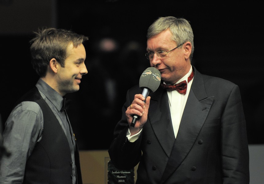 Ali Carter and Rolf Kalb at Snooker German Masters (DerHexer) 2013-02-03 02