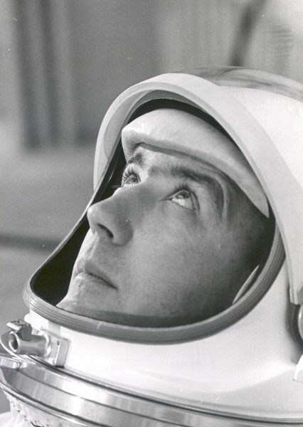 Astronaut James A. McDivitt Suited in Preparation for Training Tests - GPN-2002-000027