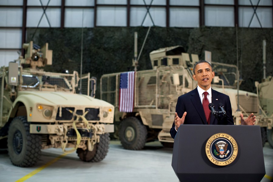 Barack Obama addresses people of United States from Afghanistan 2012