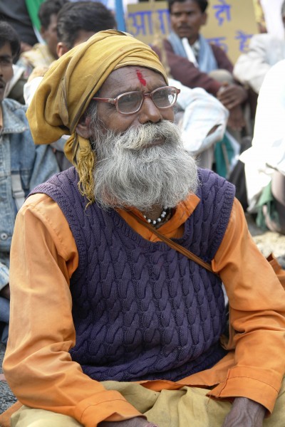 Bearded man, Bhopal