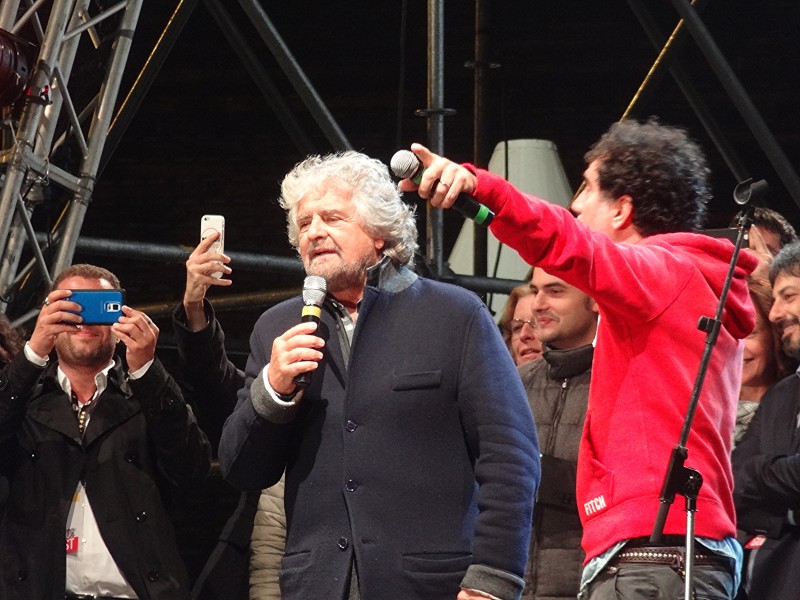 Beppe Grillo - Autodromo Enzo e Dino Ferrari - Imola, Bologna, Italy - 18 Oct. 2015