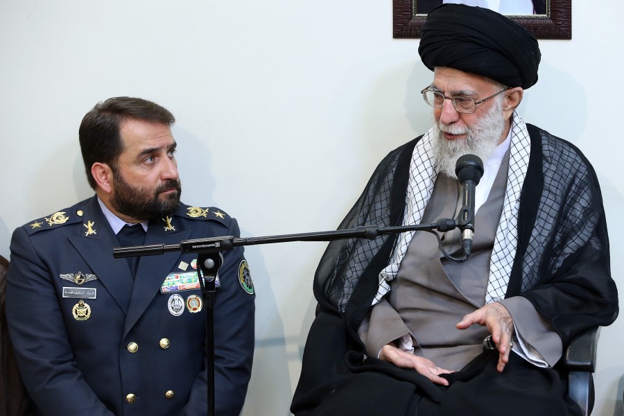 Brigadier General Farzad Esmaeili And SeyyedAli Khamenei by Khamenei.ir.02