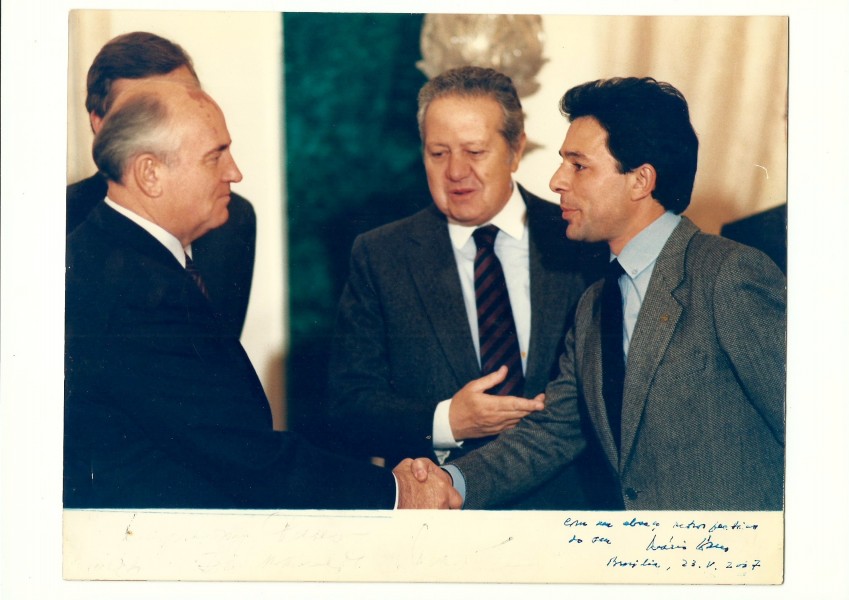 CARLOS FINO - ENCONTRO GORBACHEV-SOARES