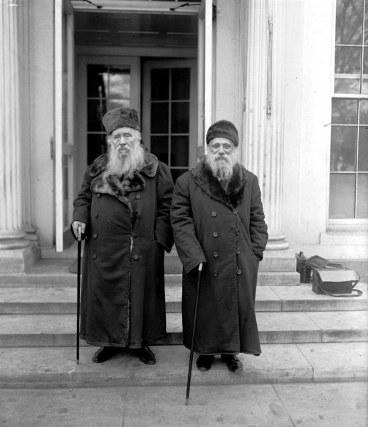 Chief Rabbis Abraham Yudelovitch & G. Wolf Margolis. 1925. npcc.15088