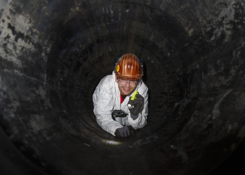 Cologne Germany Statutory-internal-inspection-of-a-heat-exchanger-01