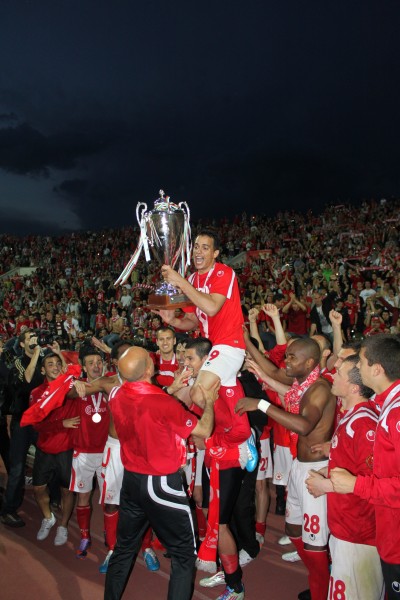 Cska with cup of bulgaria 2011