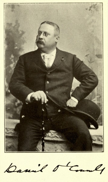 Dan O'Connell, with signature