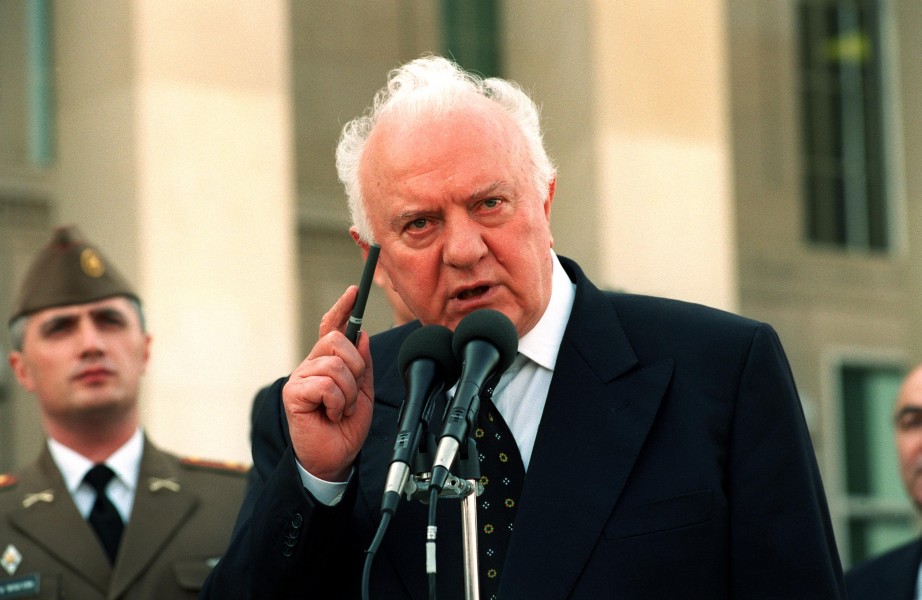 Eduard Shevardnadze, 011005-D-2987S-066