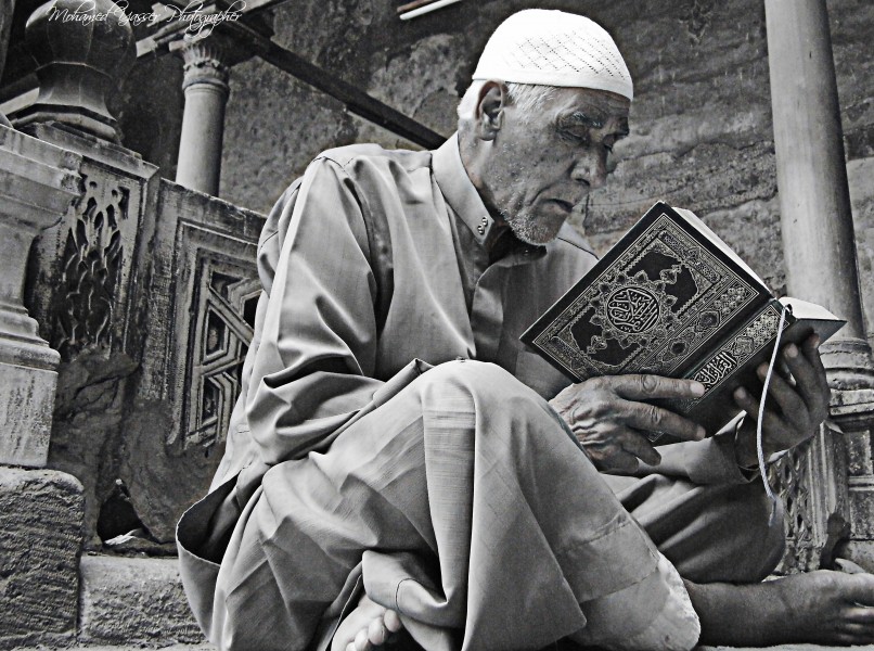 Egyption Old Man in Masjed