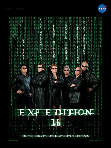 Expedition 16 The Matrix crew poster