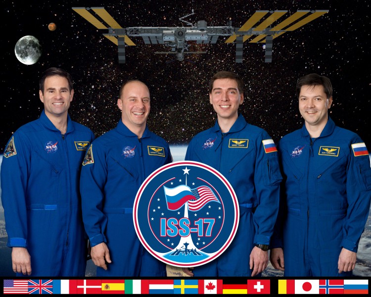 Expedition 17 crew portrait B