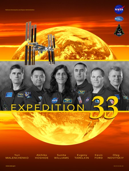Expedition 33 crew poster
