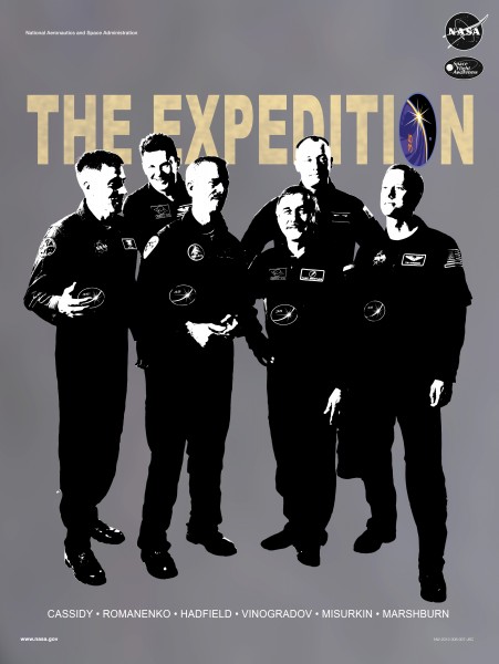 Expedition 35 crew poster