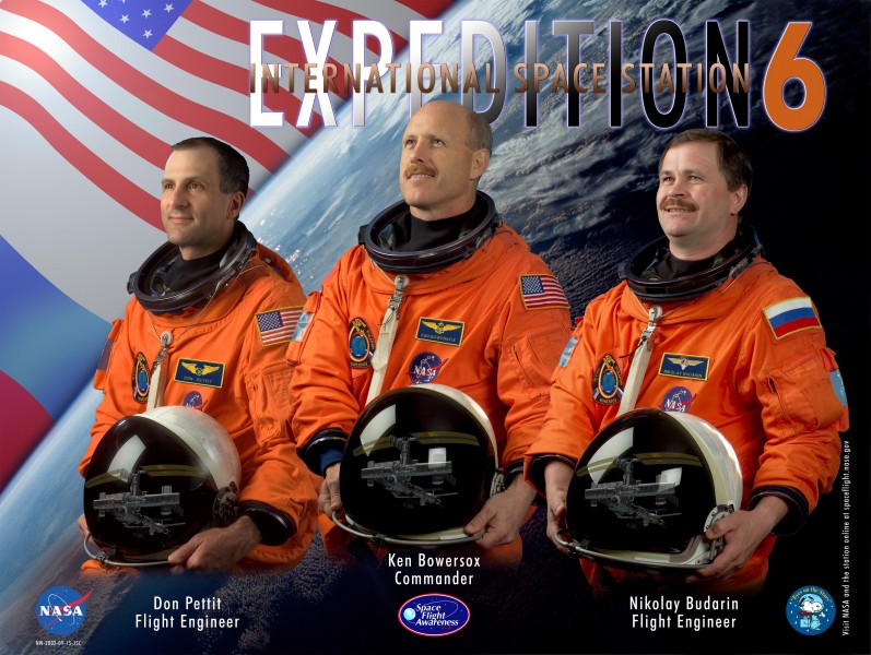 Expedition 6 crew poster