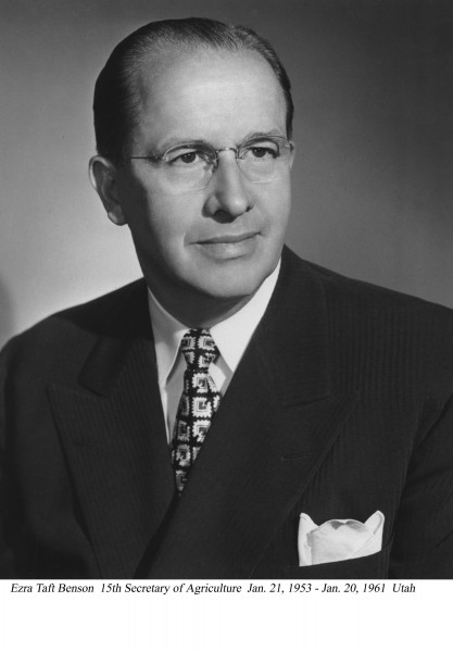 Ezra Taft Benson, 15th Secretary of Agriculture, January 1953 - January 1961. - Flickr - USDAgov