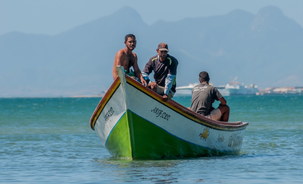 Fishermens in El Guamache Bay