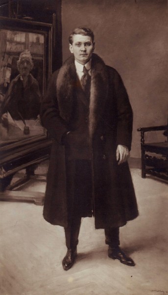 Fr.A.Jelínek - autoportrét (1921)