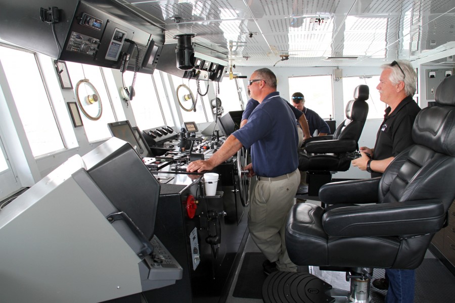 Freedom Star bridge during MARS testing (KSC-2012-2582)