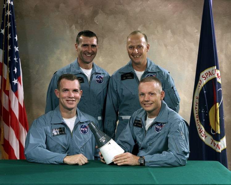 Gemini 8 prime and backup crews (S65-58502)