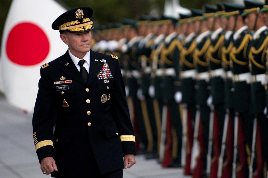 Gen. Martin E. Dempsey in Tokyo, Oct. 28, 2011