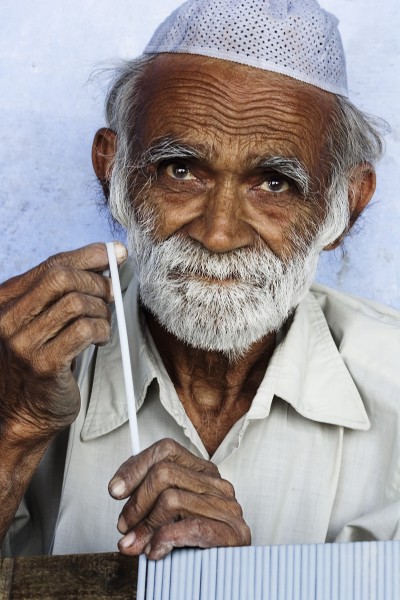 India - Delhi old man - 5089