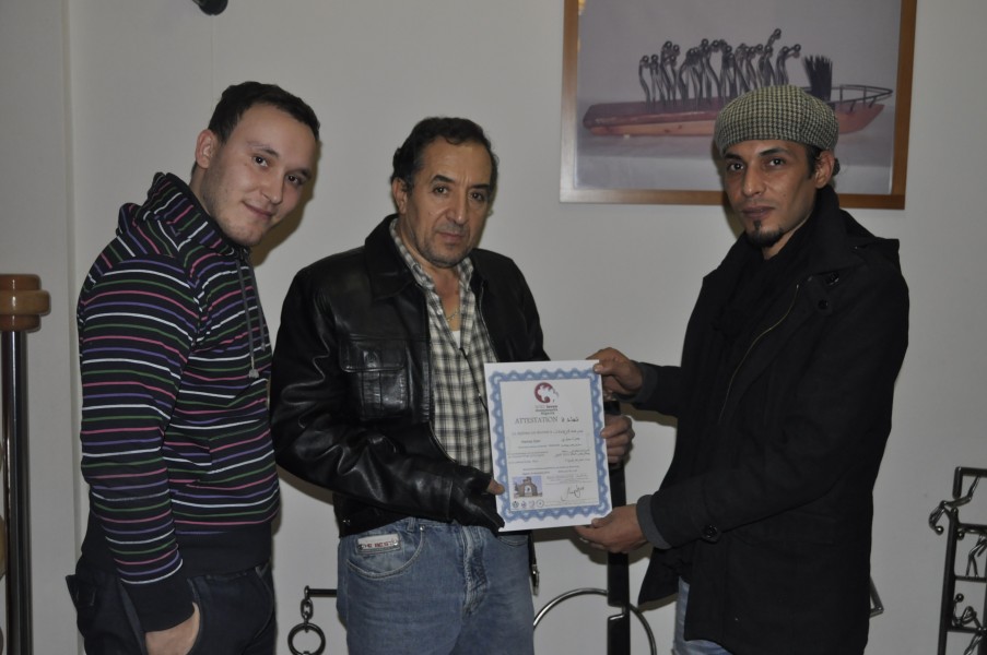 Individuel award ceremonie for the second place WLM 2014 Algeria 16