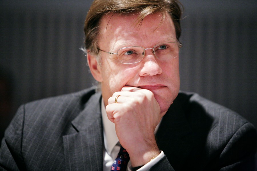 Islands finansminister Arni M. Mathiesen vid Nordiska Radets session i Helsingfors 2008-10-27 (1)