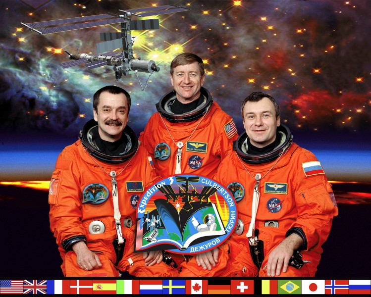ISS Expedition 3 crew