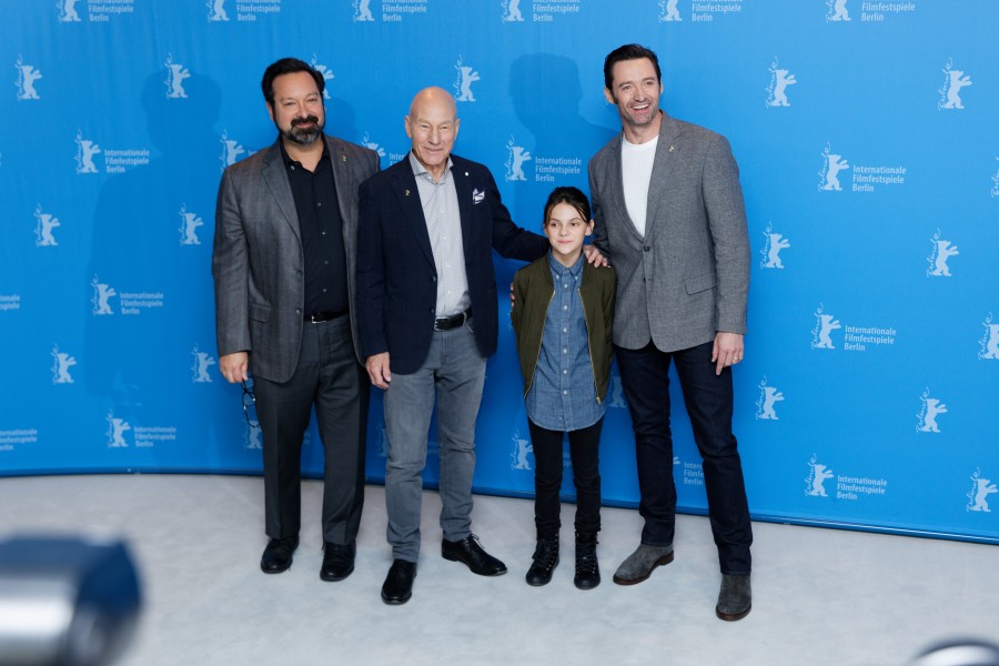 James Mangold with Cast Photo Call Logan Berlinale 2017 01