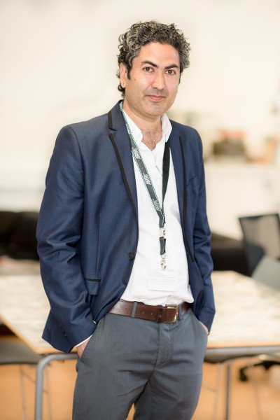 Kaz Rahman at Plymouth College of Art in 2016
