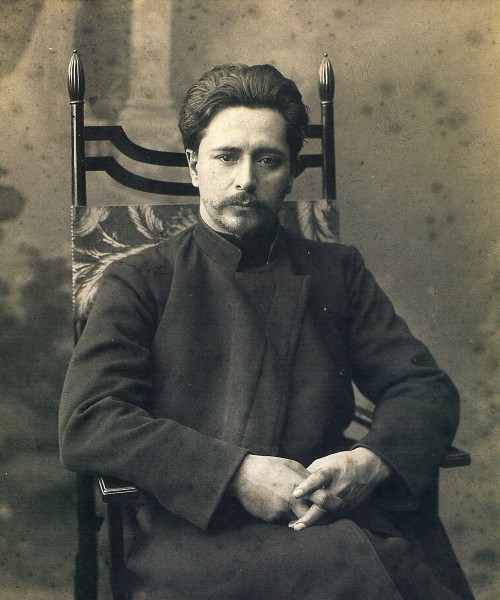 Leonid Andreyev sitting on a chair II